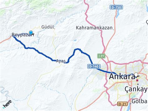 Beypazar Ncepelit Ankara Tren Gar Aras Ka Km Yol Tarifi