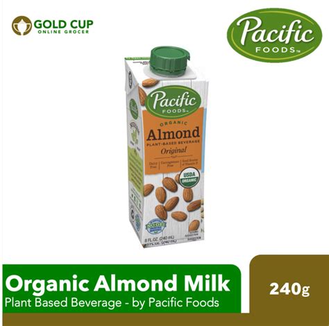 Pacific Foods Organic Almond Milk Original 240mL Lazada PH