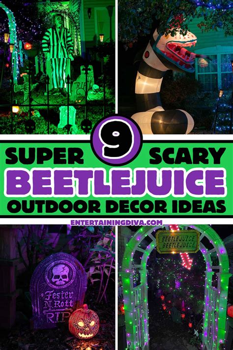 Beetlejuice Outdoor Decor Ideas For Your Halloween Yard