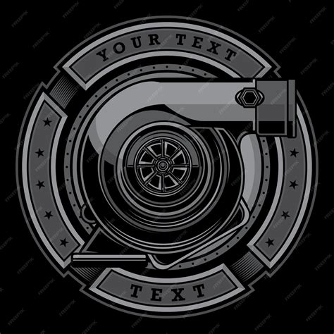 premium vector turbocharger turbo logo