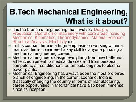 Mechanical Basics And Principles What Is Mechanical Engineering Scope