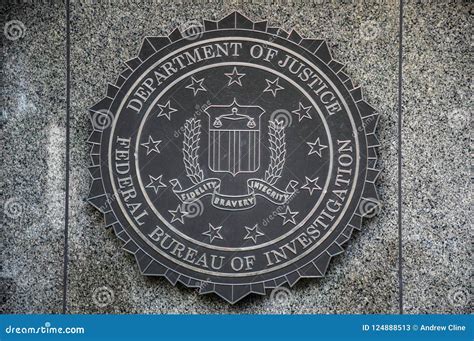 Seal Of The Federal Bureau Of Investigation Editorial Stock Photo