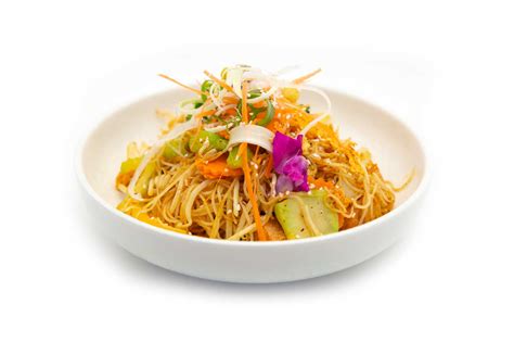 Vegetarian Singapore Noodles Gf Ka Chow Asian Kitchen