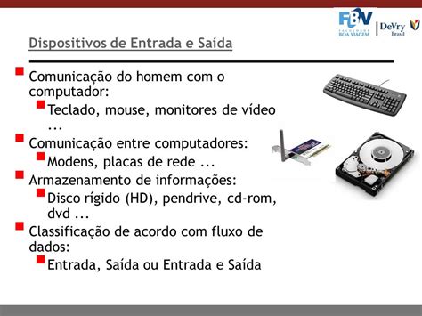 Sistema de Entrada e Saída ppt carregar