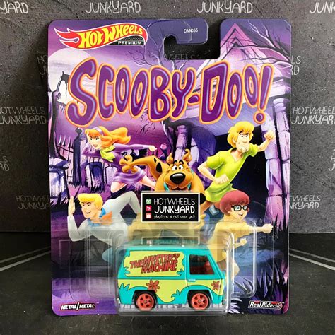 Jual Hot Wheels Premium Mystery Machine Scooby Doo Real Riders Scooby