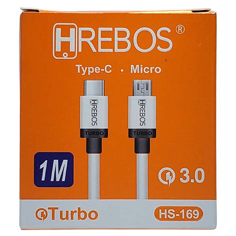 Cabo Turbo Type C Micro Usb V Metro Hrebos Hs Hrebos