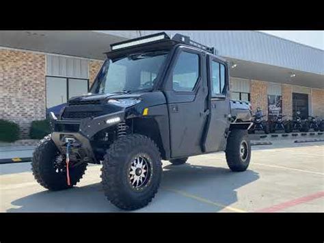 Polaris Ranger Crew Xp Northstar Premium Black Youtube