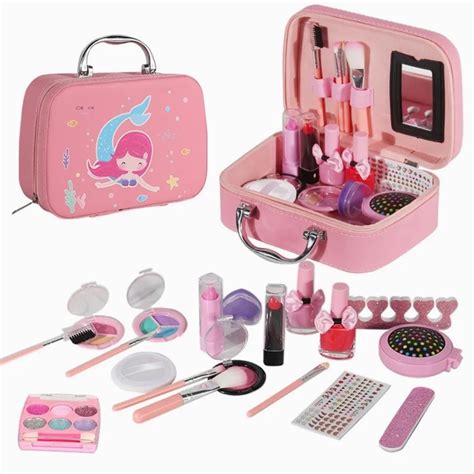 Pcs Juego De Maquillaje De Ni As Maquillaje Lavable Shopee M Xico