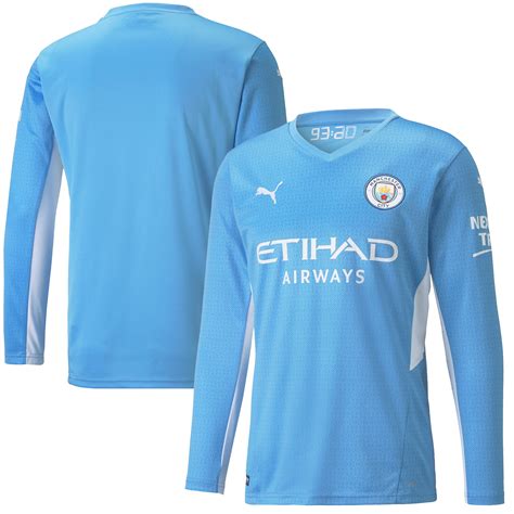 Manchester City Home Authentic Shirt With Bernardo Printing