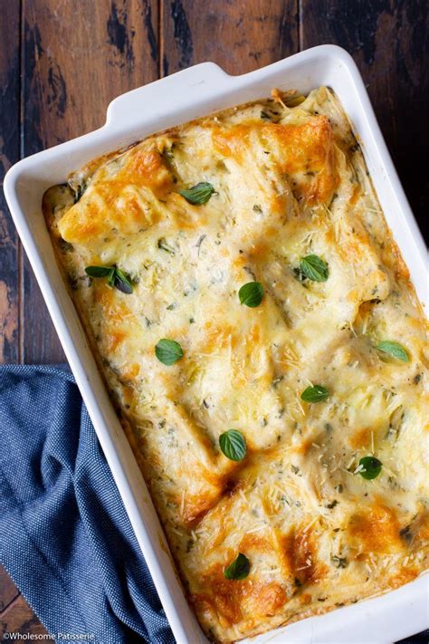 White Sauce Vegetable Lasagne A Creamy Golden And Satisfying Homemade