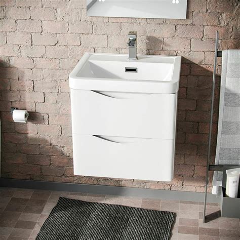 Slimline White Gloss Bathroom Cabinet Everything Bathroom