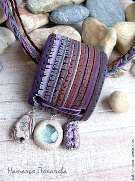 Таежный - Кулон из полимерной глины. Авторское украшение. | Sieraden