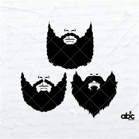 Beard Svg File Barber Svg Beard Oil Svg Face With Beard Svg Afro