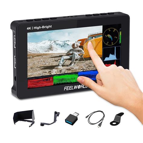 Feelworld Inch Nit Camera Field Monitor Ultra Bright K Hdmi