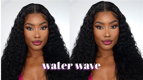 Effortless Prepluck Water Wave Frontal Wig Installdefined Curlsperfect For Summer Ft Yolissa