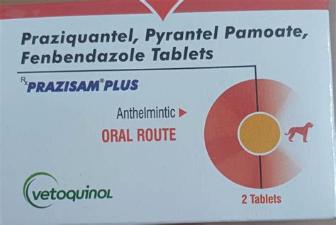 prazisam  praziquantel pyrantel pamaote fenbendazole tablets