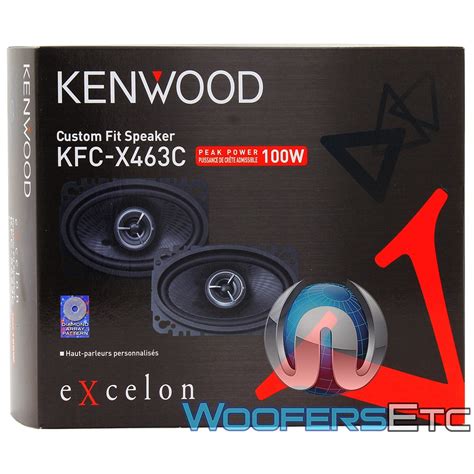 Kenwood Excelon Kfc X C X W Rms Way Coaxial Speakers