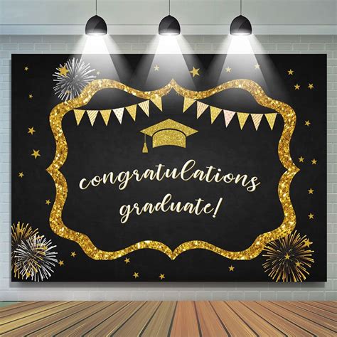 Buy Preschool Photo Rose Balloon Pallet For Congrats Graduation Party Backdrop And Black And