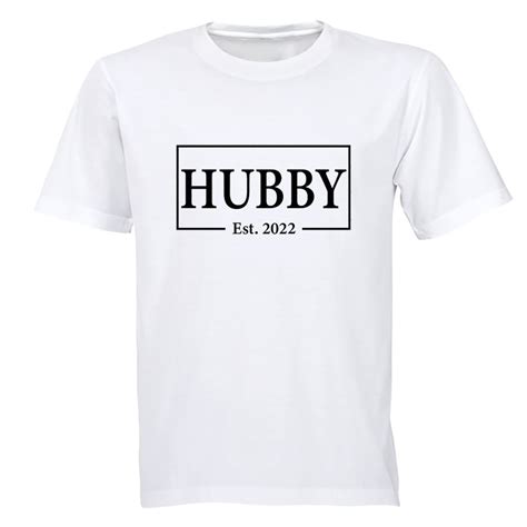 Hubby Est 2022 Adults T Shirt Shop Today Get It Tomorrow