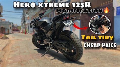 Hero Xtreme 125r Modification Tail Tidy Installed Cheap Price