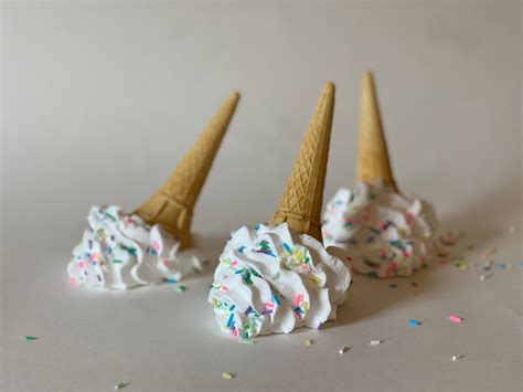 1 X Fake Ice Cream Cone Food Prop Replica Display Food Etsy Uk