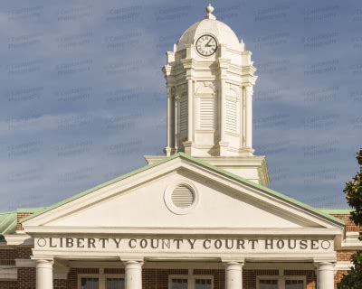 Liberty County Courthouse Hinesville Georgia Stock Images Photos