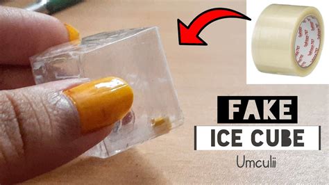 Artificial Ice Cube－how To Make Diy Artificial Fake Ice Cube For Photography－realistic Art ⚫