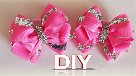 Красивые бантики канзаши из репсовой ленты/ Мастер класс канзаши/ DIY ...