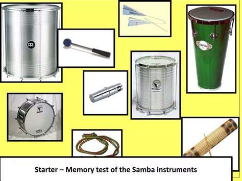 PPT - Starter – Memory test of the Samba instruments PowerPoint ...