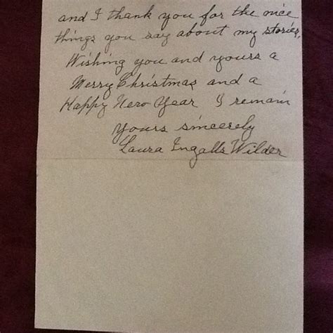 Fan Feature Judy Green’s Story Of Laura Ingalls Wilder S Letter Little House On The Prairie