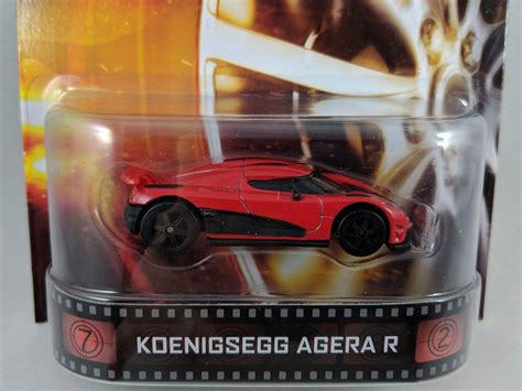 Hot Wheels Koenigsegg Agera R Need For Speed Retro Ent Bdt New Red