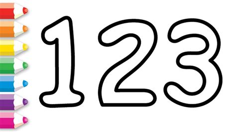 Numbers For Drawing | Free download on ClipArtMag