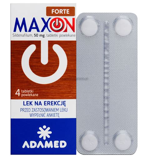 Maxon Forte 50 Mg 4 Tabletki Zaufane Aptekipl