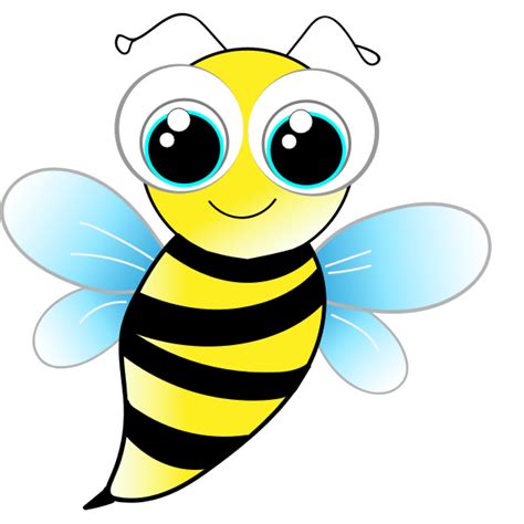 Bee With Big Eyes Free Svg