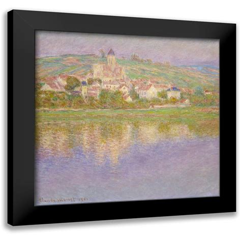 Monet Claude 15x15 Black Modern Framed Museum Art Print Titled VÃ