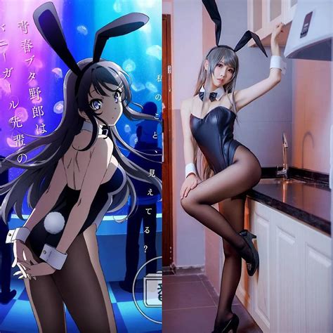 Rascal ne rêve pas de Bunny Girl Senpai Sakurajima Mai Cosplay Costume