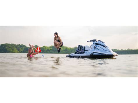 New 2024 Yamaha VX Cruiser HO With Audio Azure Blue White Watercraft