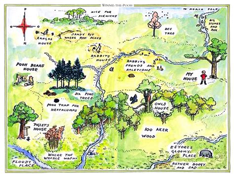 Original 1926 Winnie The Pooh Map Sells For A High Price Classic