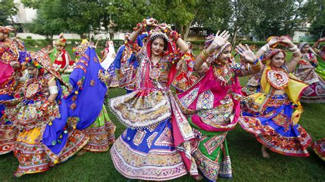 In Pictures: Women Practice Garba Ahead Of Navratri Festival