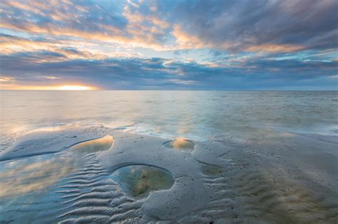 Fondos De Pantalla Luz De Sol Paisaje Puesta De Sol Mar Lago