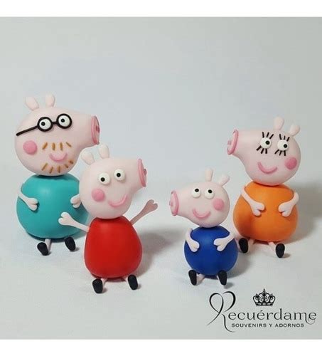 Adorno Para Torta Peppa Pig Apliques Tren Porcelana Fria Cuotas Sin