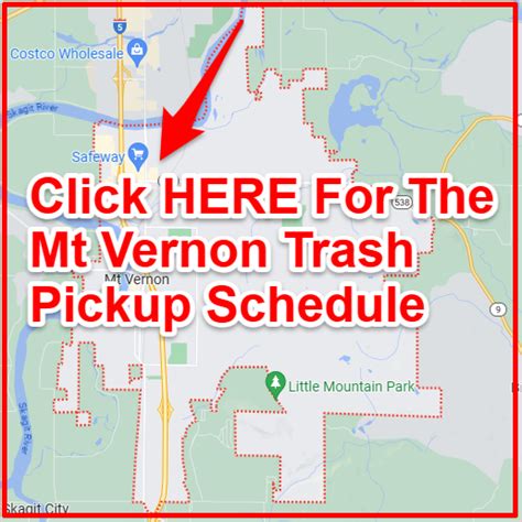 Mount Vernon Wa Trash Schedule Bulk Pickup Holidays Map