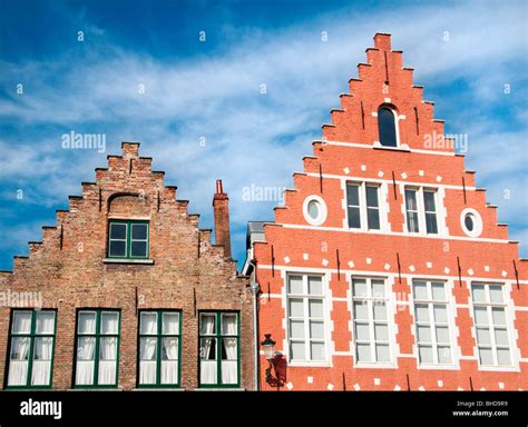 Traditional Architecture In Bruges Belgium Stock Photo Alamy