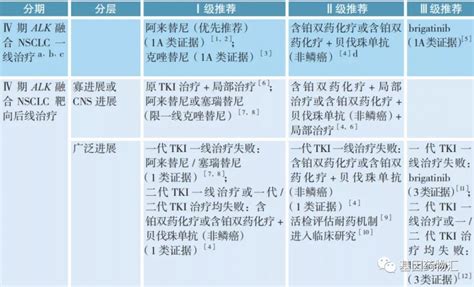 2021年非小细胞肺癌csco指南患者版非小细胞肺癌靶向治疗方案及靶点解读 无癌家园