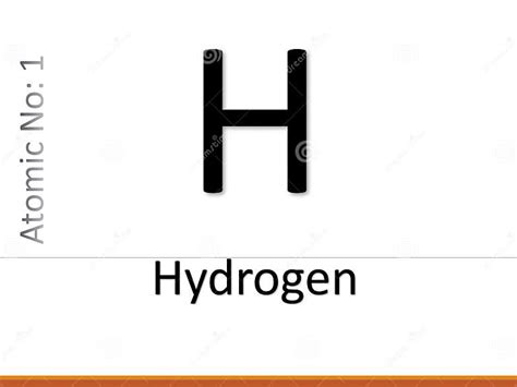 Hydrogen Chemical Element Symbol Illustration Stock Illustration Illustration Of Krypton