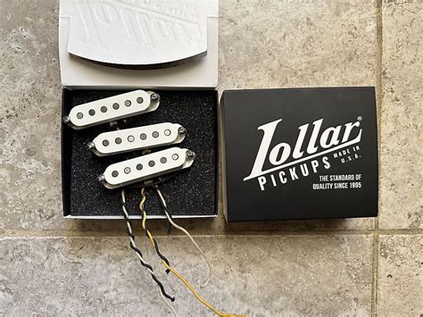 Lollar Dirty Blonde Parchment Set Of 3 Flat Pole Reverb