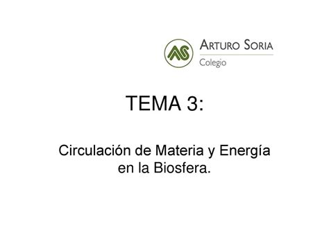 Circulaci N De Materia Y Energ A En La Biosfera Ppt Descargar