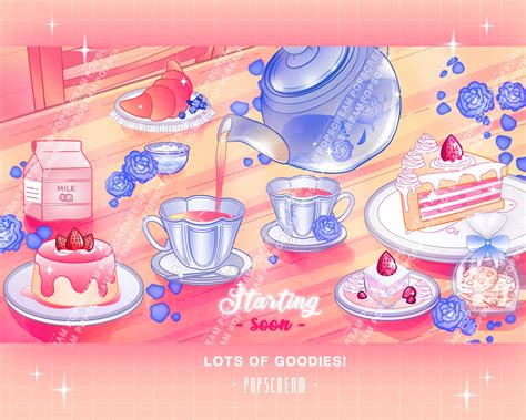 Anime Aesthetic Food Animated Screens : tea Time - Etsy