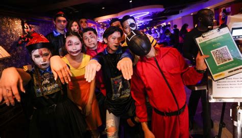 Halloween in Hong Kong: revellers descend on Lan Kwai Fong for frights ...