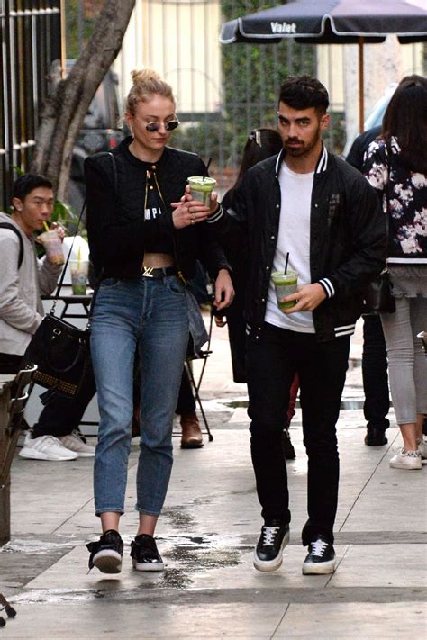 Sophie Turner With Her Boyfriend - Out in Beverly Hills 1/5/ 2017